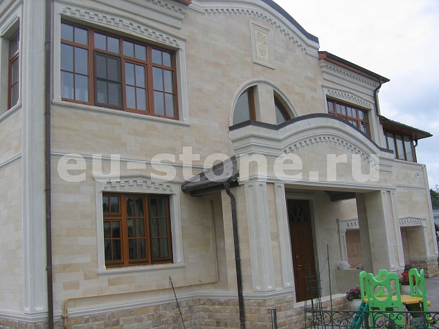 Фасад из дагестанского камня